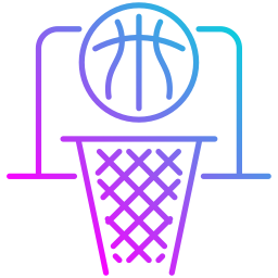 Basketball court icon