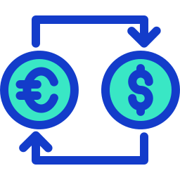 Currency exchange icon