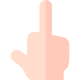 Middle finger icon