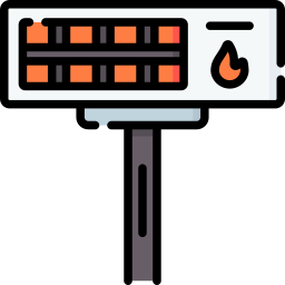 Infrared lamp icon