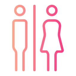 Toilet signs icon