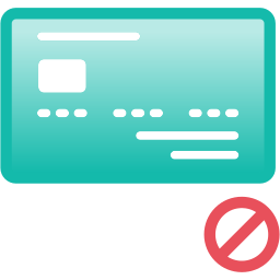 신용카드 없음 icon