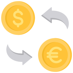 Currency exchange icon