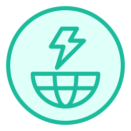 Eco energy icon