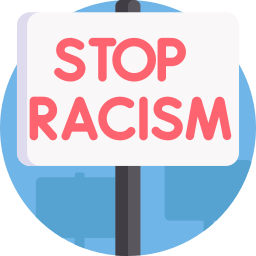 stoppen met racisme icoon
