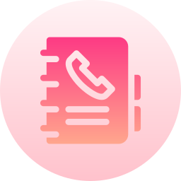 Phone book icon