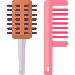 Hair comb icon