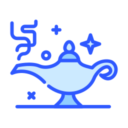 Genie lamp icon