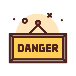 pericolo icona