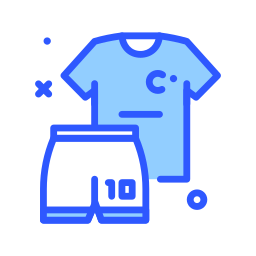 Soccer equipment icon