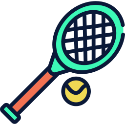 Tennis racket icon