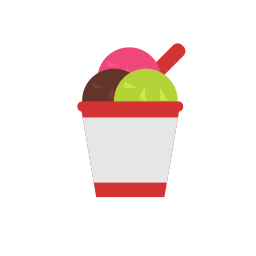 아이스크림 컵 icon