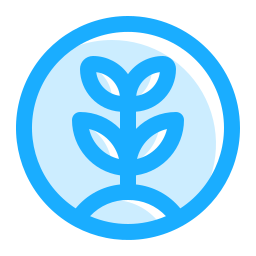 Green earth icon