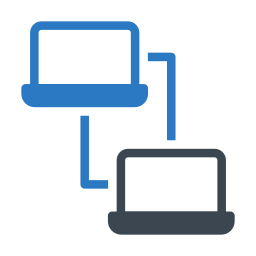 plateforme numérique Icône