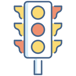 Traffic lights icon