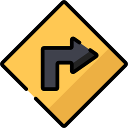 Turn right icon