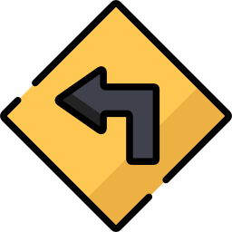 Turn left icon