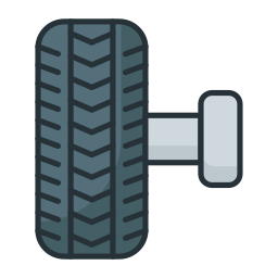 Car wheel icon