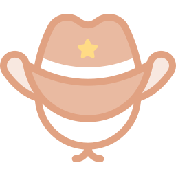sombrero de vaquero icono