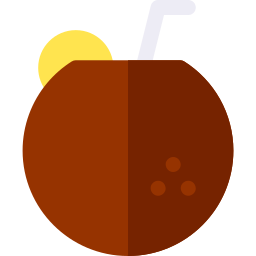 Coconut drink icon