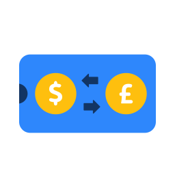Currency exchange icon