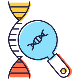 Deoxyribonucleic acid icon