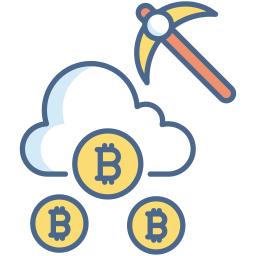 cloud-mining icoon