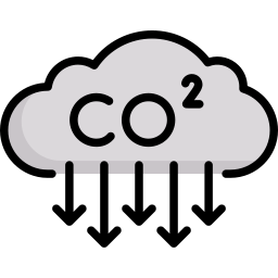 emissioni di co2 icona