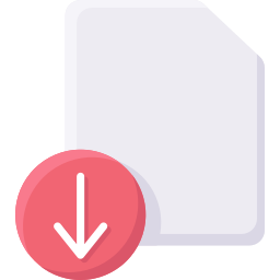 ダウンロードファイル icon