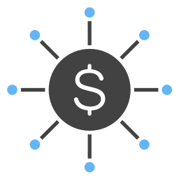 dinero en efectivo icono