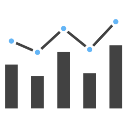 statistische grafik icon