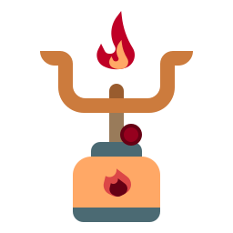 Camping gas icon