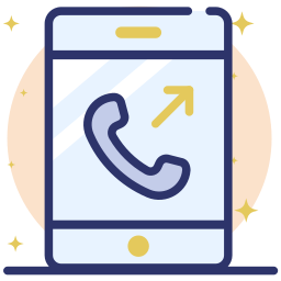 Outgoing call icon