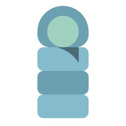 Sleeping bag icon