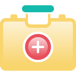 Medical kit icon