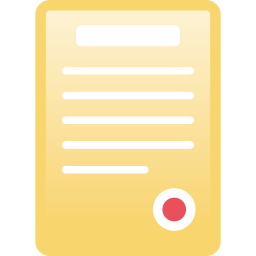 Legal paper icon