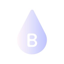 tipo de sangre b icono
