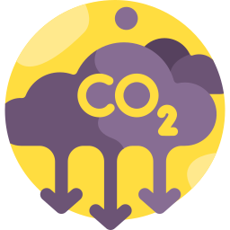 emissioni di co2 icona