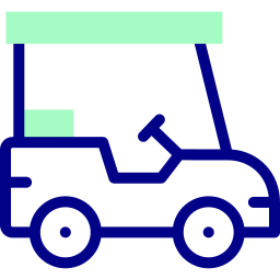 Golf cart icon