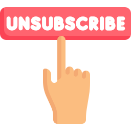 Unsubscribe icon