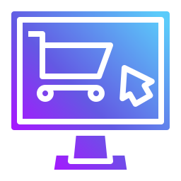 Online shopping icon