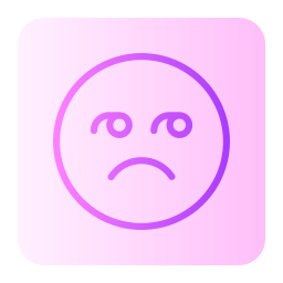 nieszczęśliwy ikona