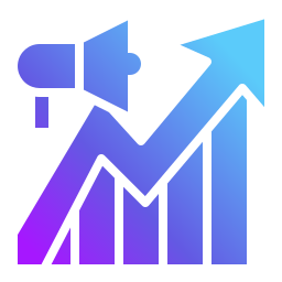 graphique de croissance Icône