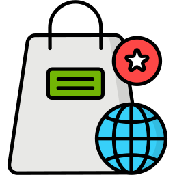 Global shipping icon