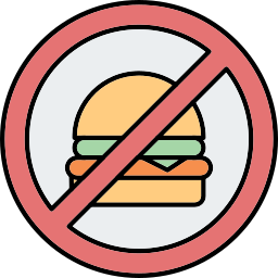 brak jedzenia ikona