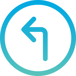 Turn left icon