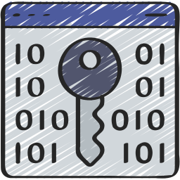 chiave digitale icona