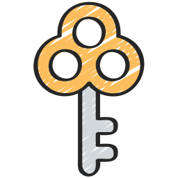 llave vieja icono
