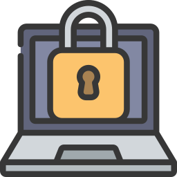 Locked computer icon