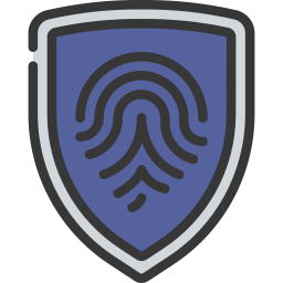 identificação biométrica Ícone